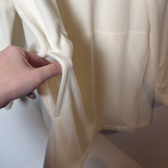 J.Jill Fit Womens Microfleece Turtleneck Tunic Sweatshirt in Cream size L - Picture 3 of 10